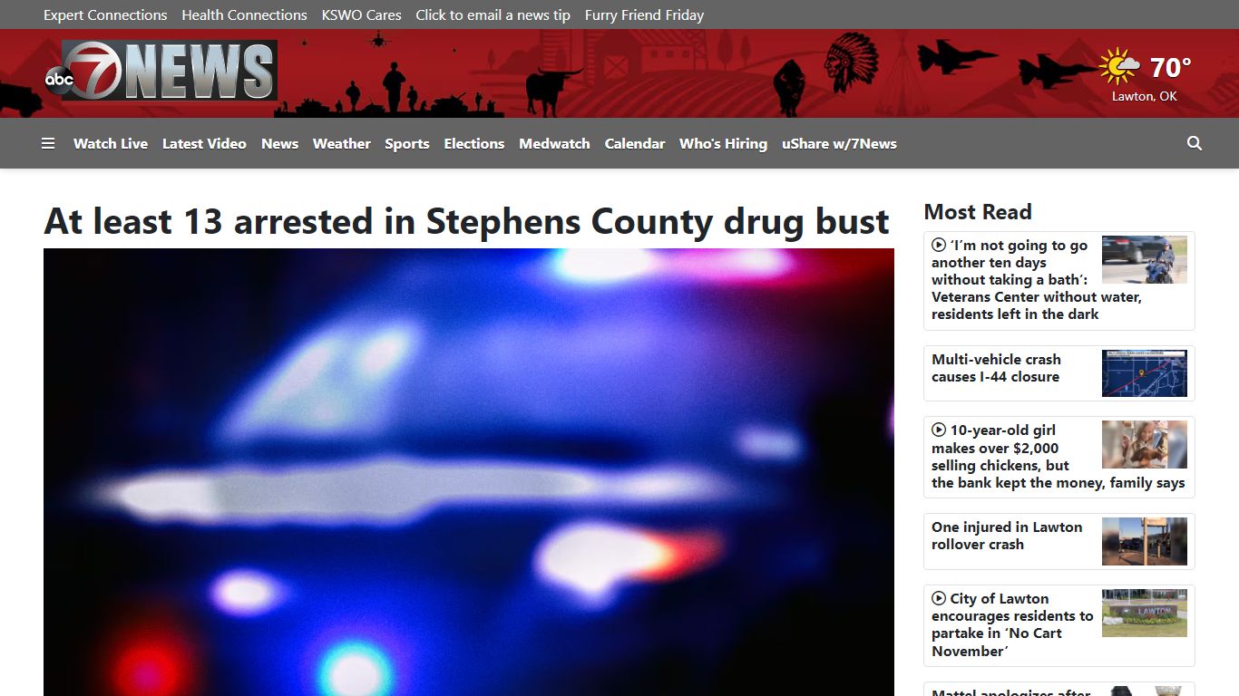 At least 13 arrested in Stephens County drug bust - KSWO